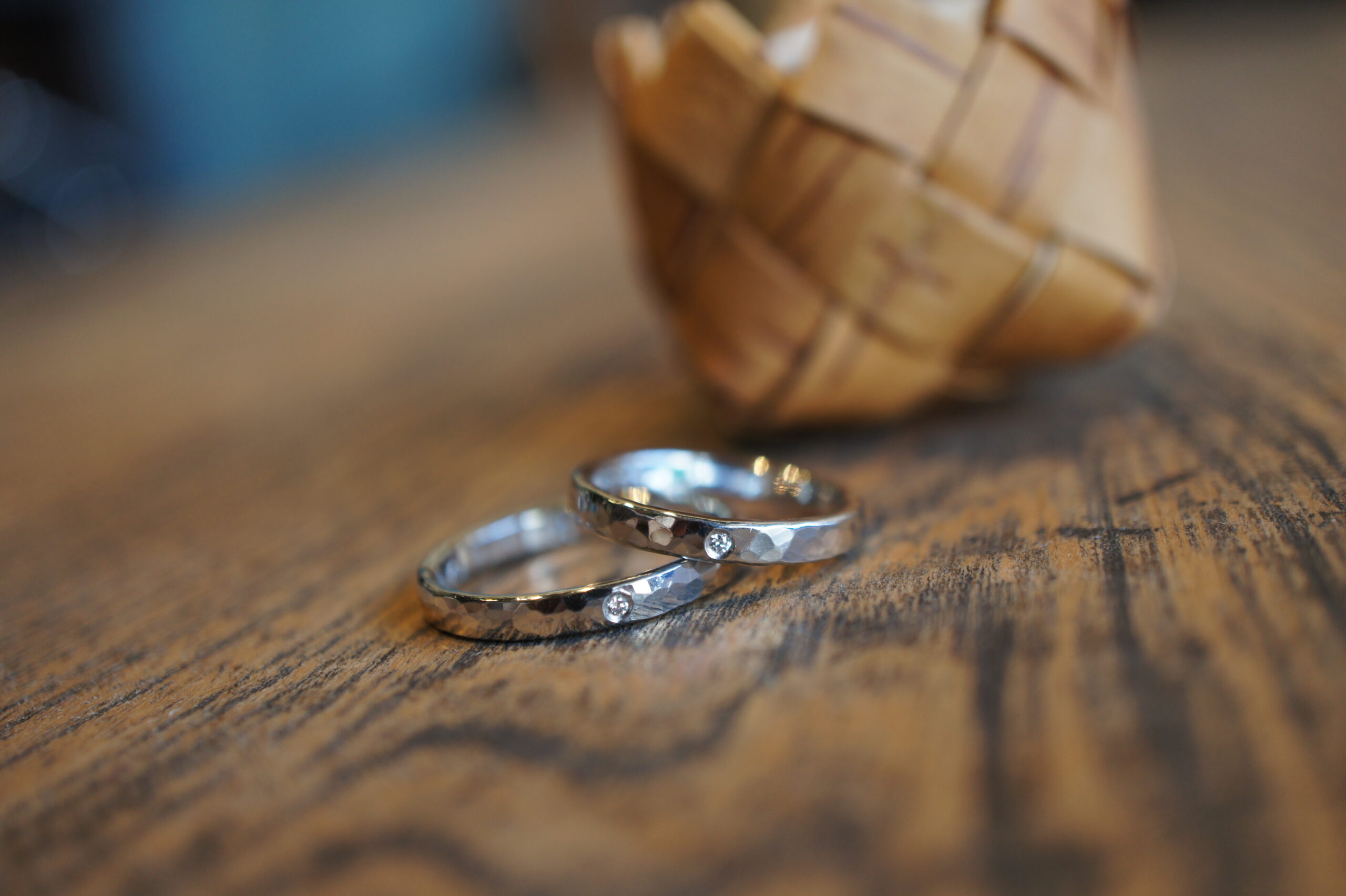 Oathkeeper Matching Wedding Rings — Metal Wendler- Recycled gold and  palladium handmade Bridal and Wedding Bands.